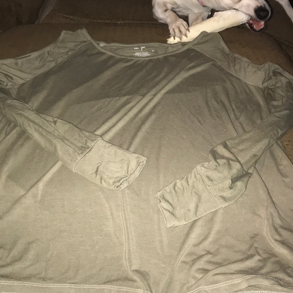 AE Hunter Green Soft & Sexy Top